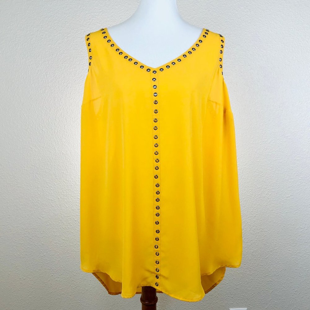 Torrid Ring Studded Tank Top Size 2